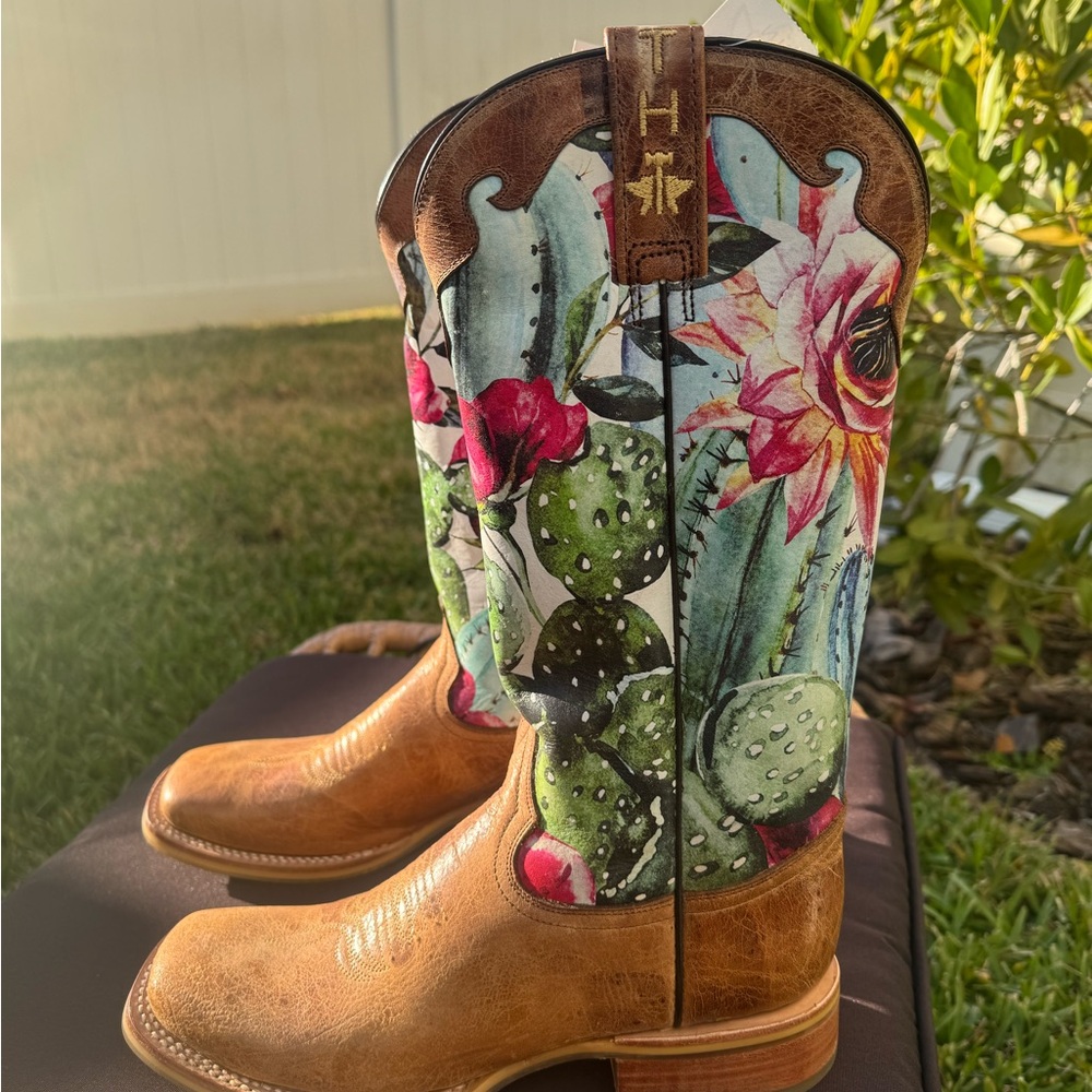 Tin Haul Women's 7.5 Cactus Boots NWT - Picture 4 of 15